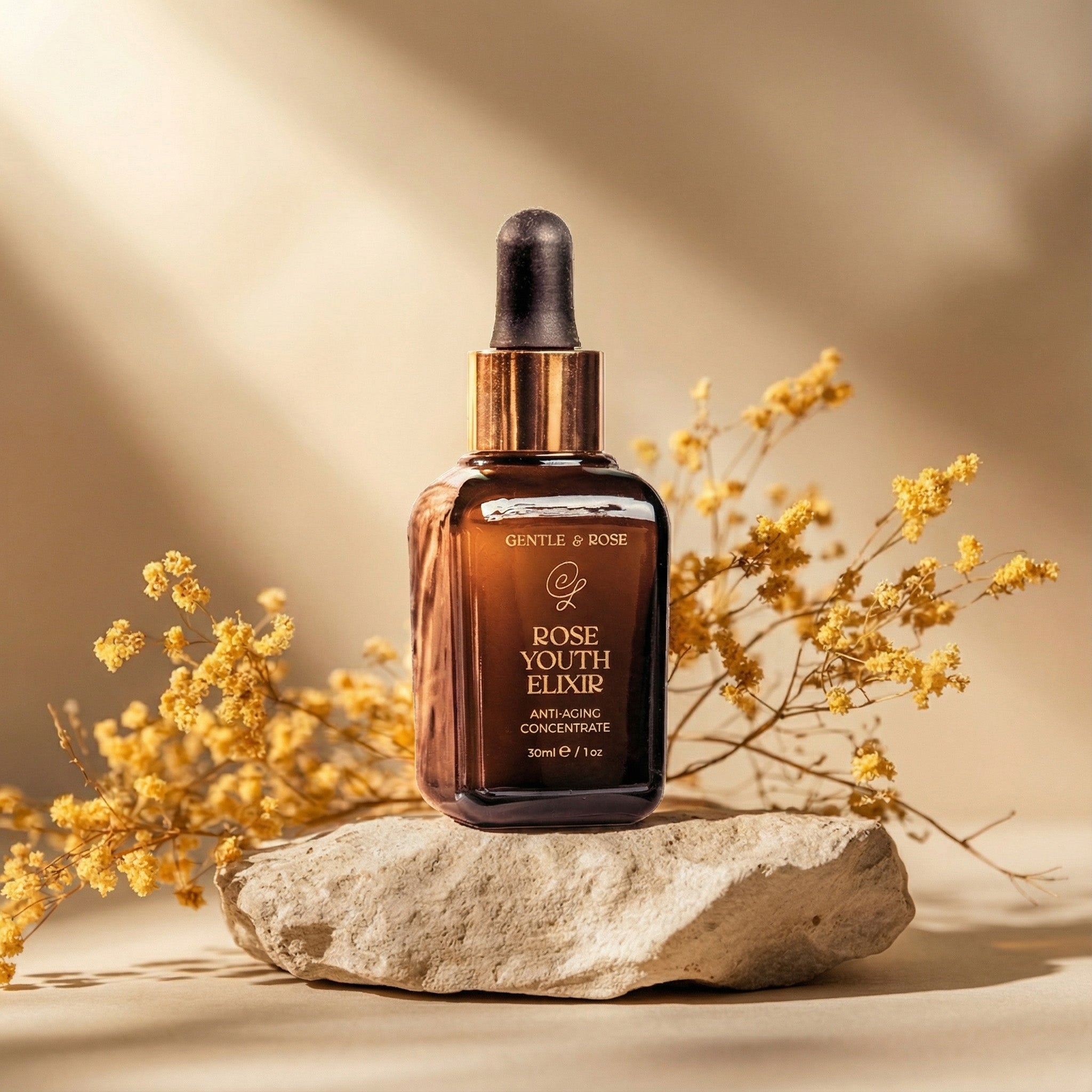 Rose Youth Elixir - Radiant Anti-Aging Serum | Bakuchiol + Rose