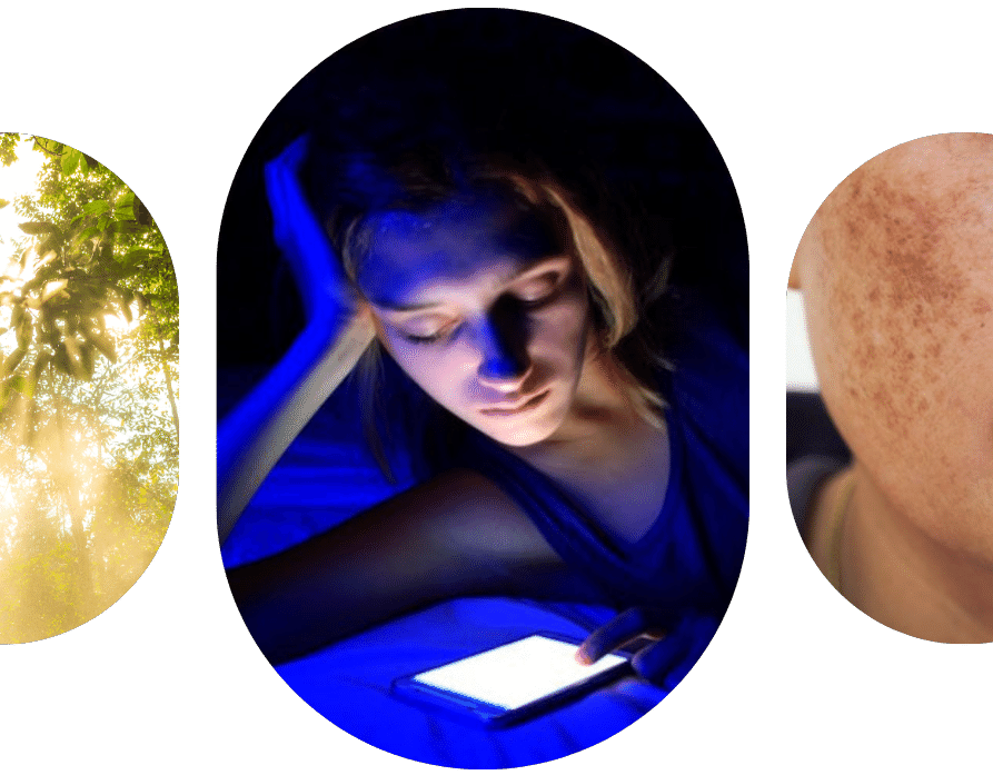 Blaues Licht vs. UV-Strahlen: Was ist der Zusammenhang?