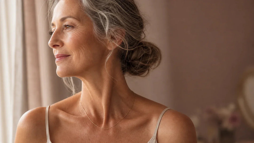Gentle mature skincare routine for Neck and décolleté cream: how to choose the right care after 45