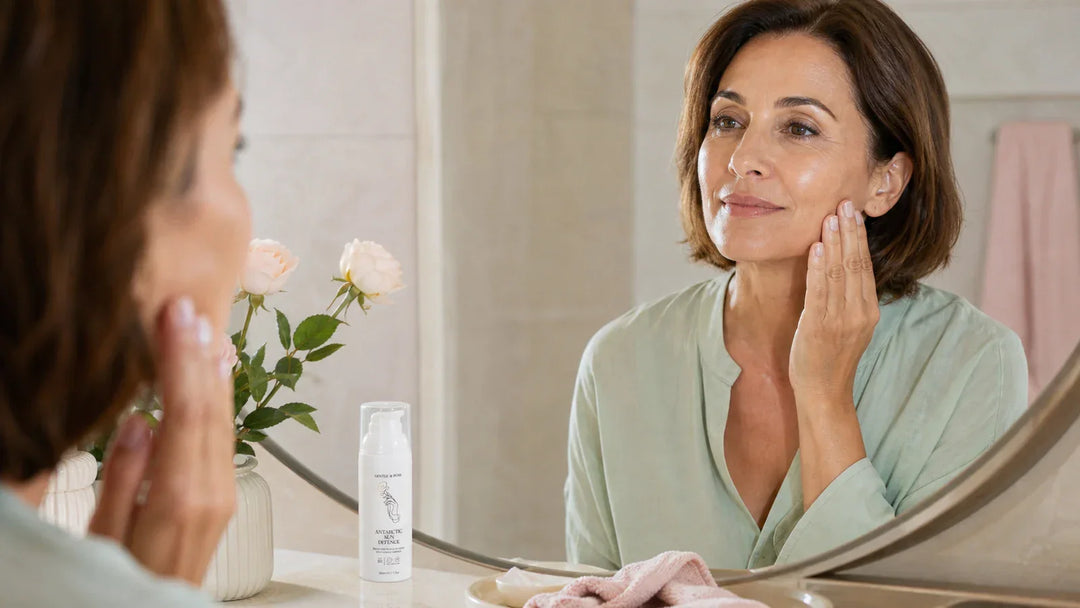 Routine delicata per pelle matura su Protezione solare senza patina bianca: cosa cercare in un SPF viso