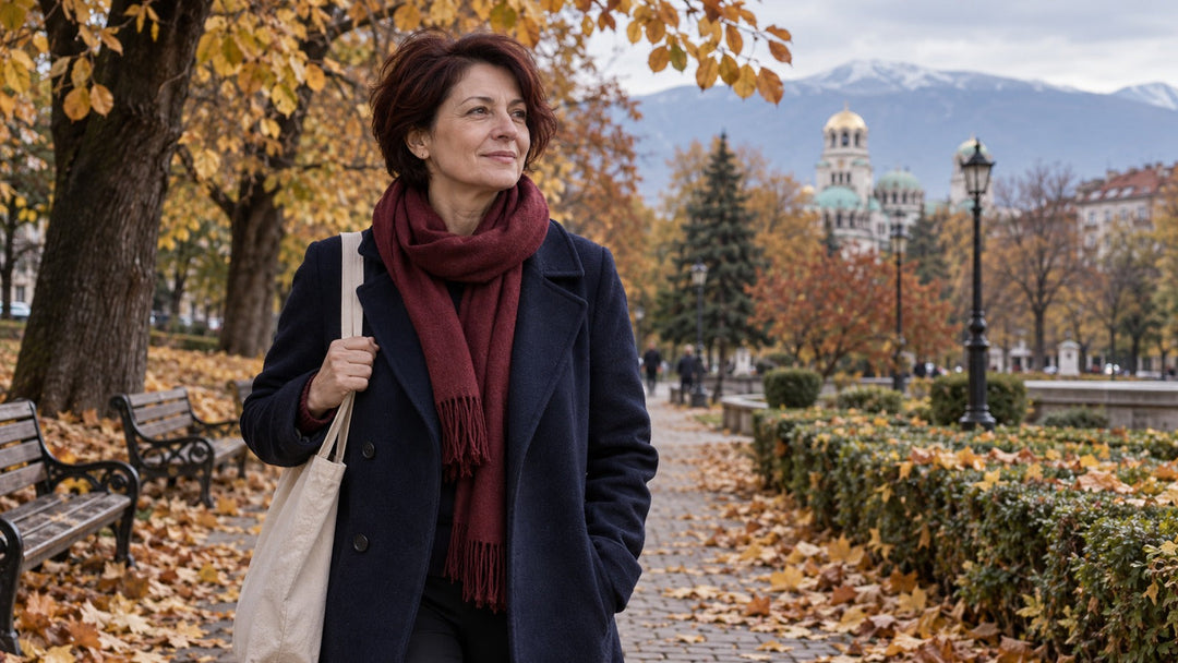 An autumn walk as part of a calm daily rhythm after 40
