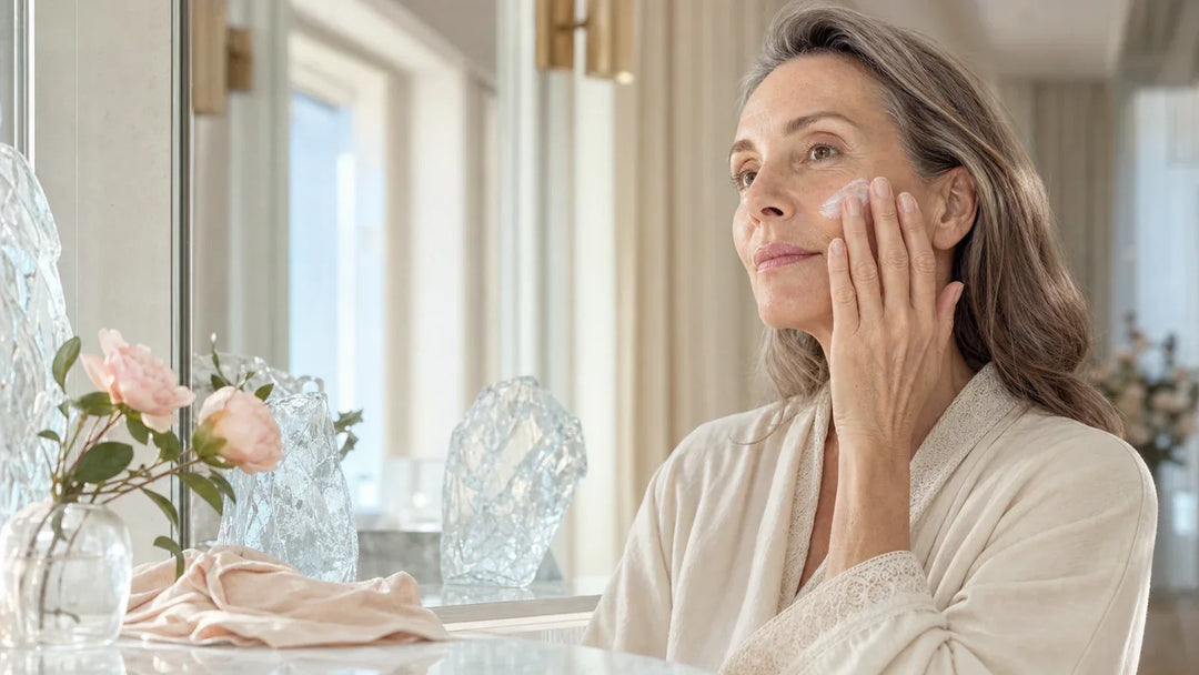 Gentle mature skincare routine for Antarctic peptides in skincare: what they do in a daily routine