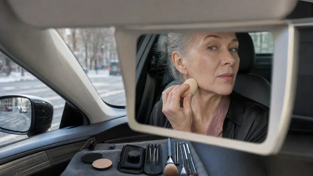 Routine douce pour peau mature autour de SPF sous le maquillage : choisir une crème solaire qui ne peluche pas