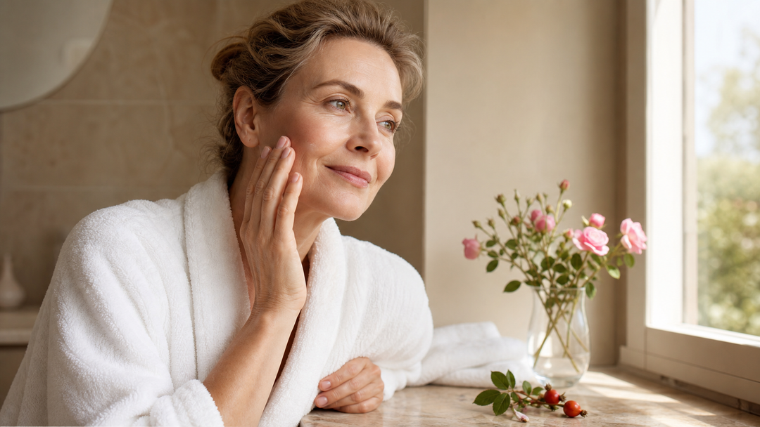 Gentle mature skincare routine for SPF30 or SPF50 for face: how to choose the right level