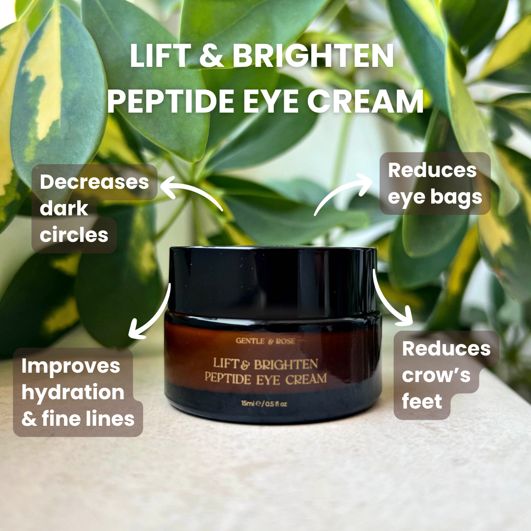 Crème peptidique pour les yeux Lift & Brighten