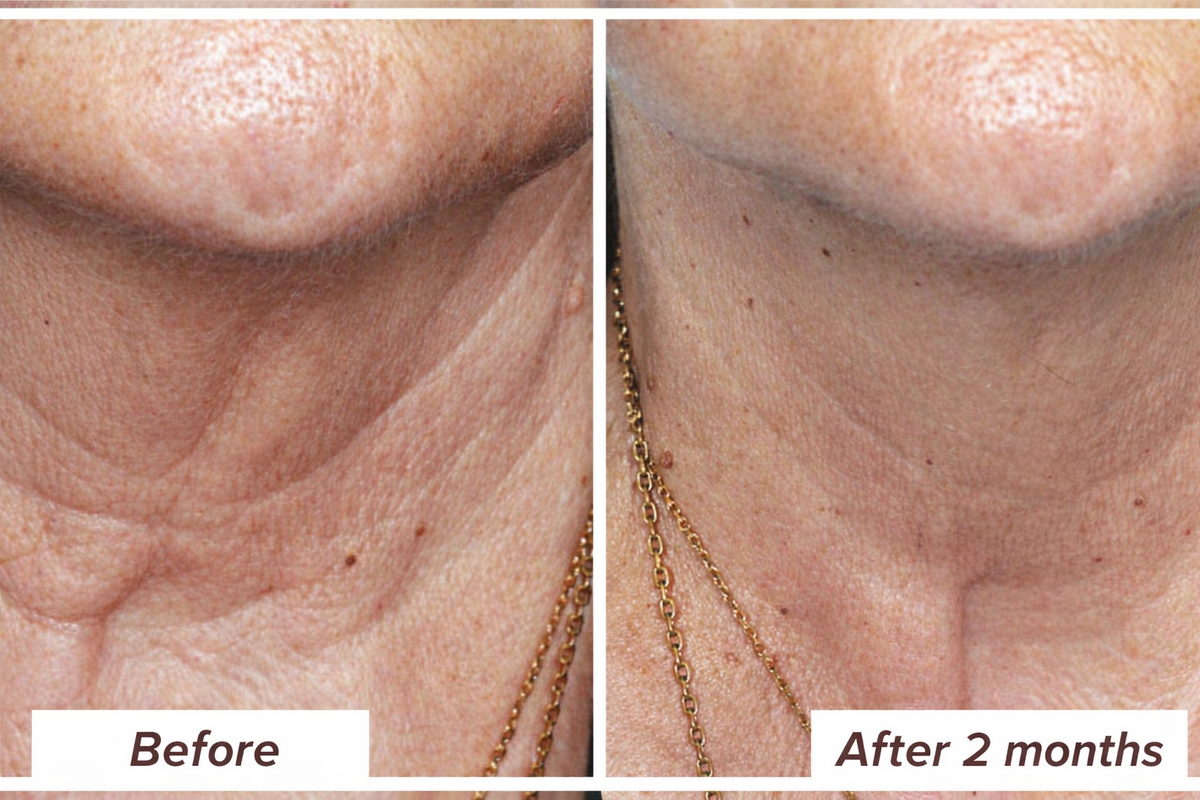 Brand-published before & after.